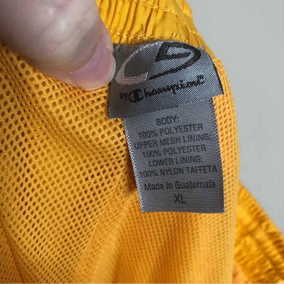 C9 Champion | Mens Zipper Hem Pull On Warm Up Activewear Pants Yellow - Picture 6 of 7